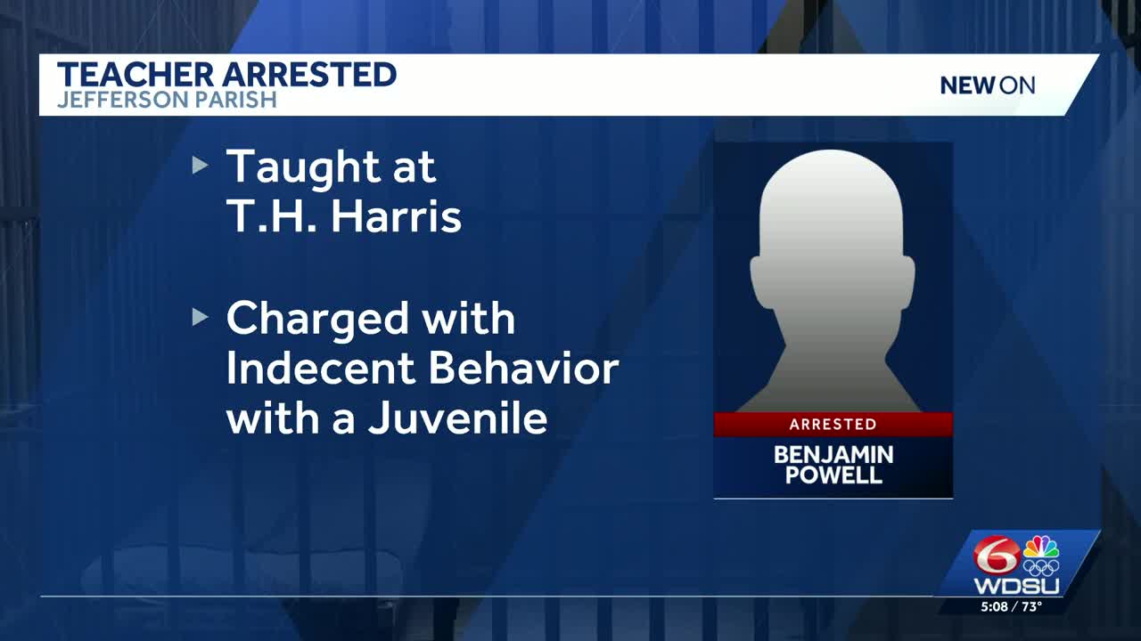 Former Jefferson Parish teacher arrested, accused of trying to kiss a ...