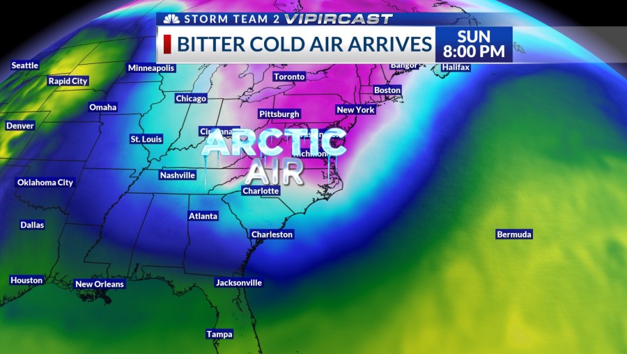 Arctic cold front expected to bring frigid temperatures, blustery winds ...