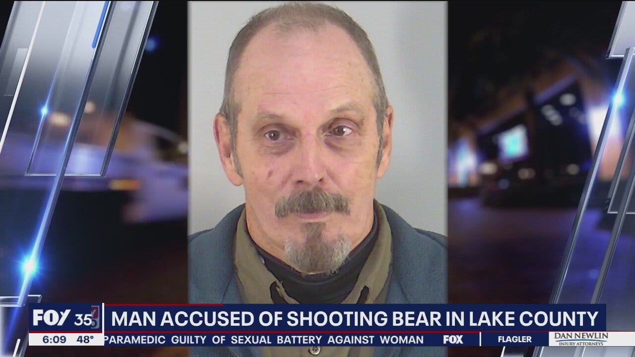 Man accused of shooting black bear in Lake County