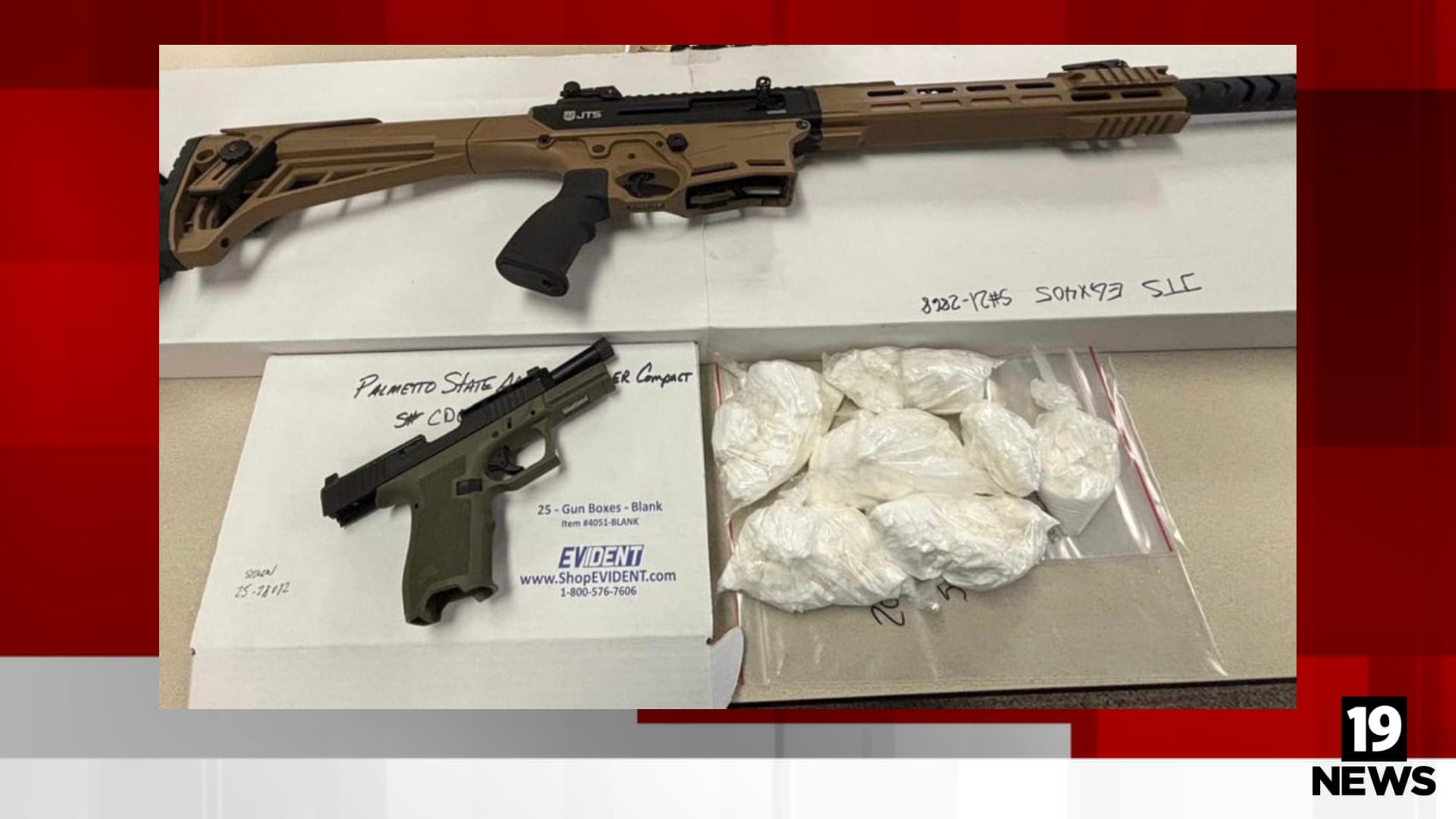Elyria narcotics raid seizes over 800 grams of cocaine and stolen guns