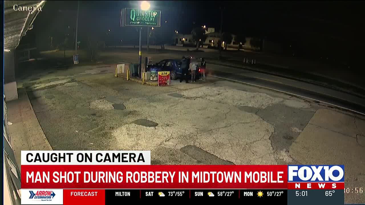 Caught on camera: Man shot in leg during e-bike theft in midtown Mobile