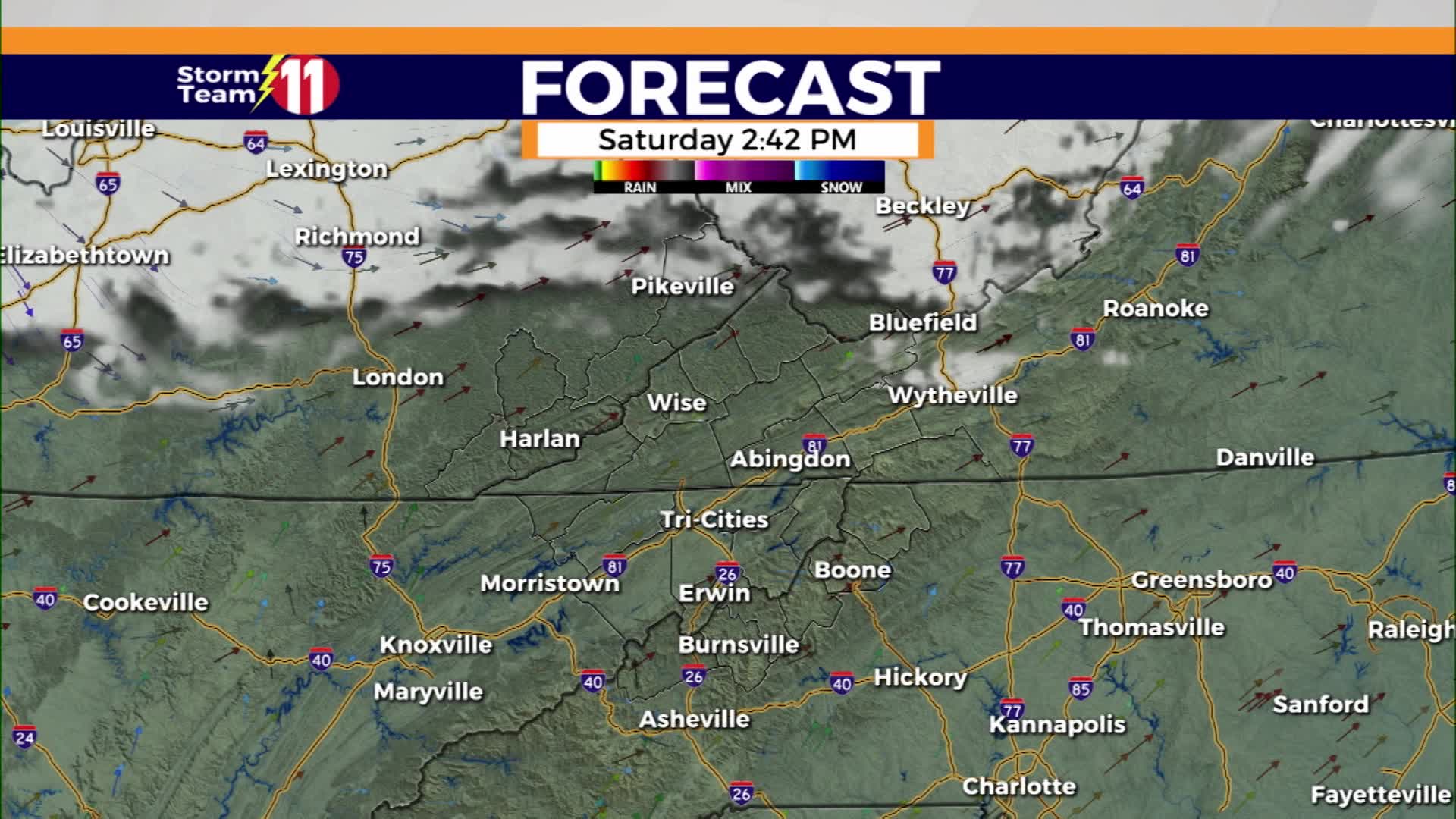 A few clouds and fog overnight, sun and clouds Saturday with light snow ...