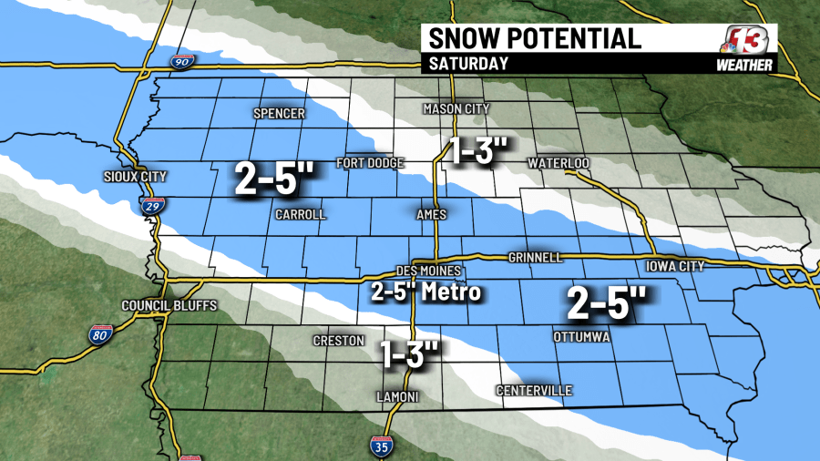 More snow and then sub-zero wind chills this weekend