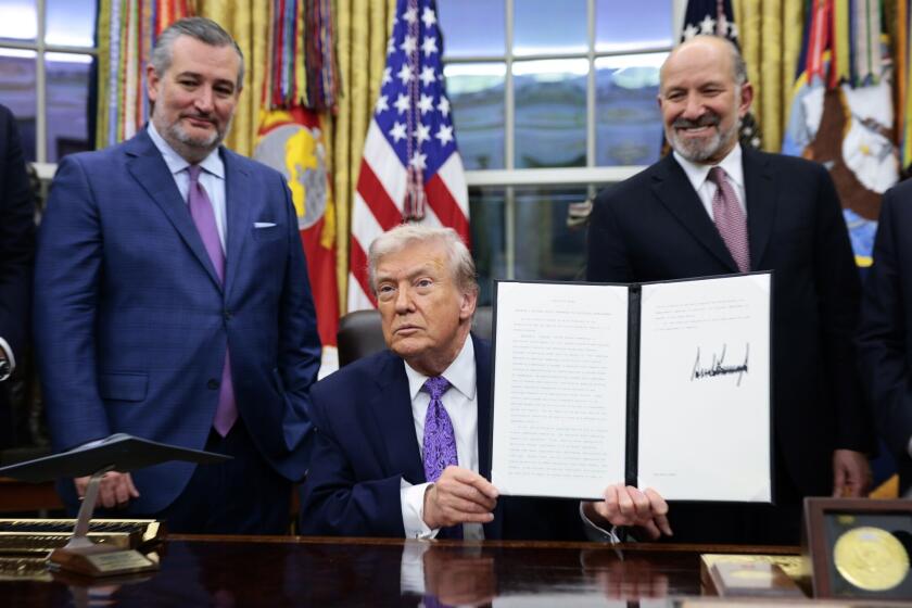Trump signs order to limit state AI regulations, with California in the ...
