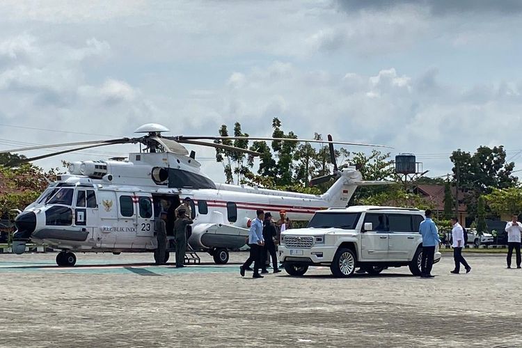 Prabowo Tiba di Langkat, Pantau Banjir dan Sapa Warga dari Mobil Maung