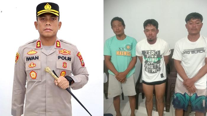 Dua Paket Narkoba Diamankan di Pelabuhan Minanga Sitaro Bersama Tiga WNI Filipina