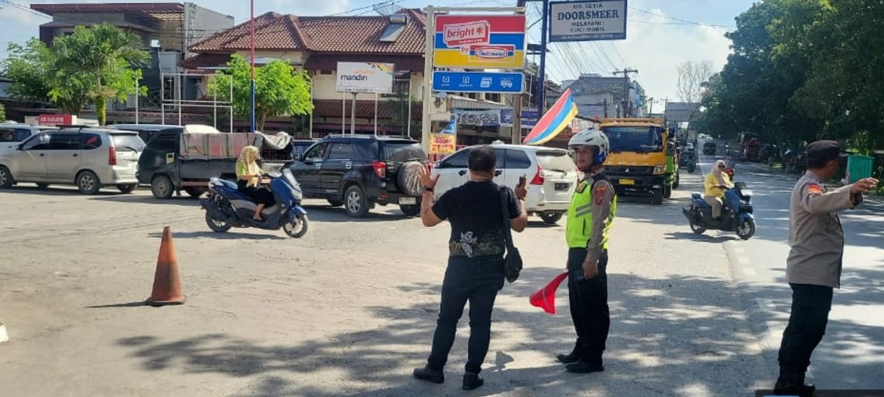Polres Labuhanbatu Pantau Keamanan SPBU di Jalinsum