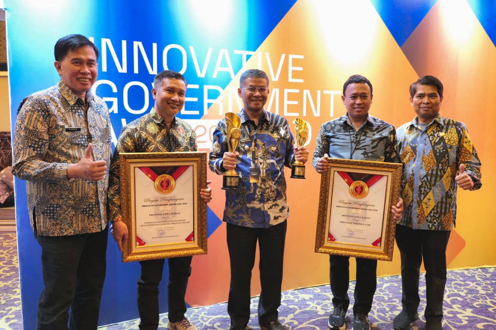 Inovasi Bapenda Bawa Jabar Meraih Penghargaan Kemendagri