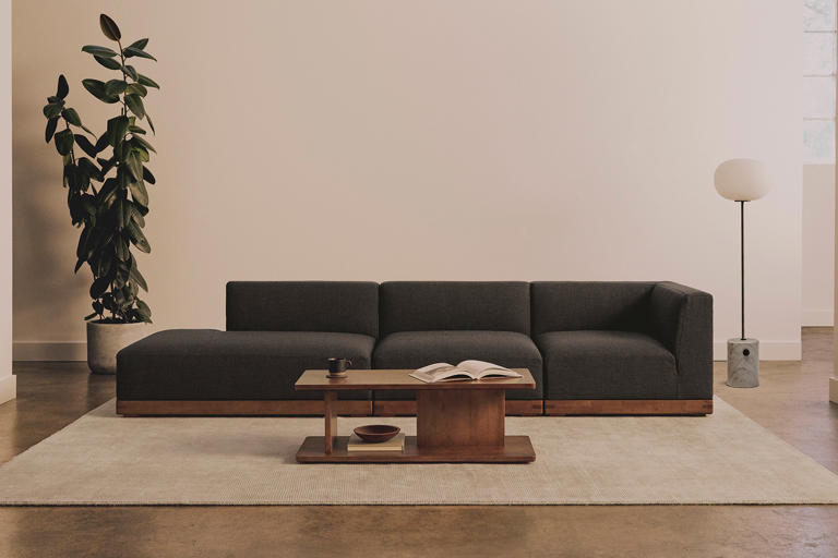 My modular sofa has the minimalism of a cloud couch but without the slouch