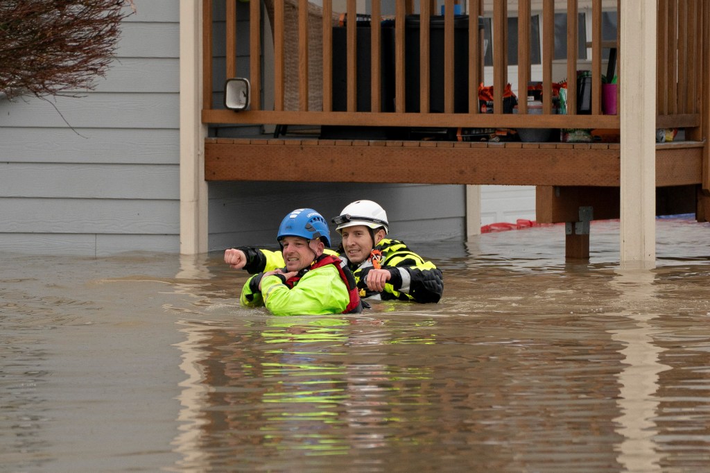 Historic rains and flooding trigger dramatic rescues in Washington state