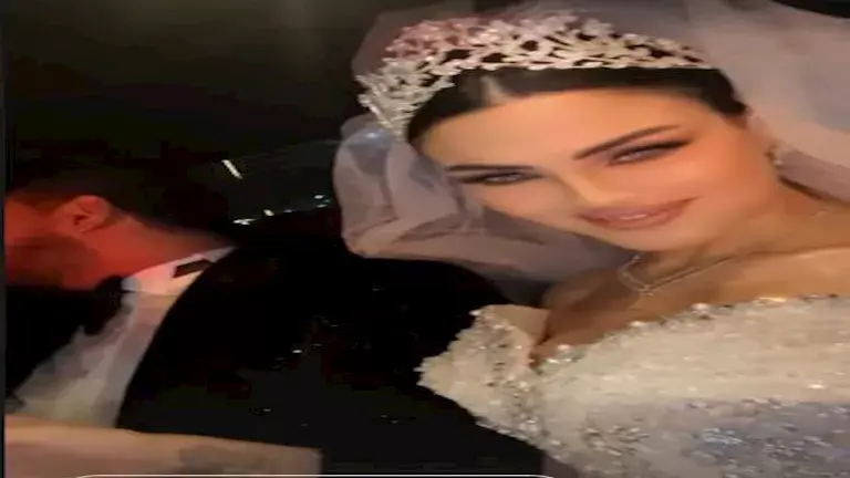 دارين حداد تحتفل بزفافها