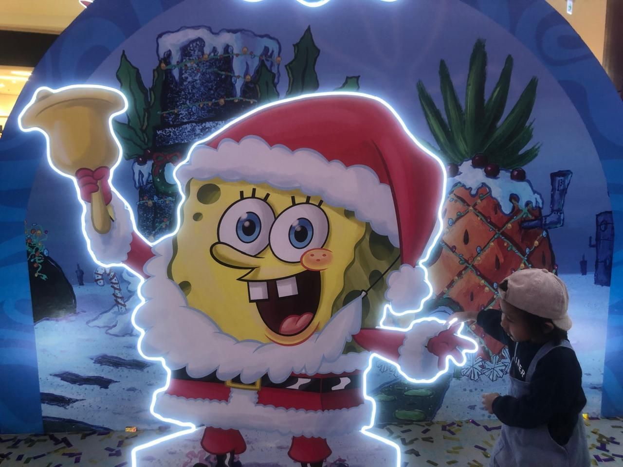 Liburan Natal Bawah Laut dengan Karakter Kartun SpongeBob