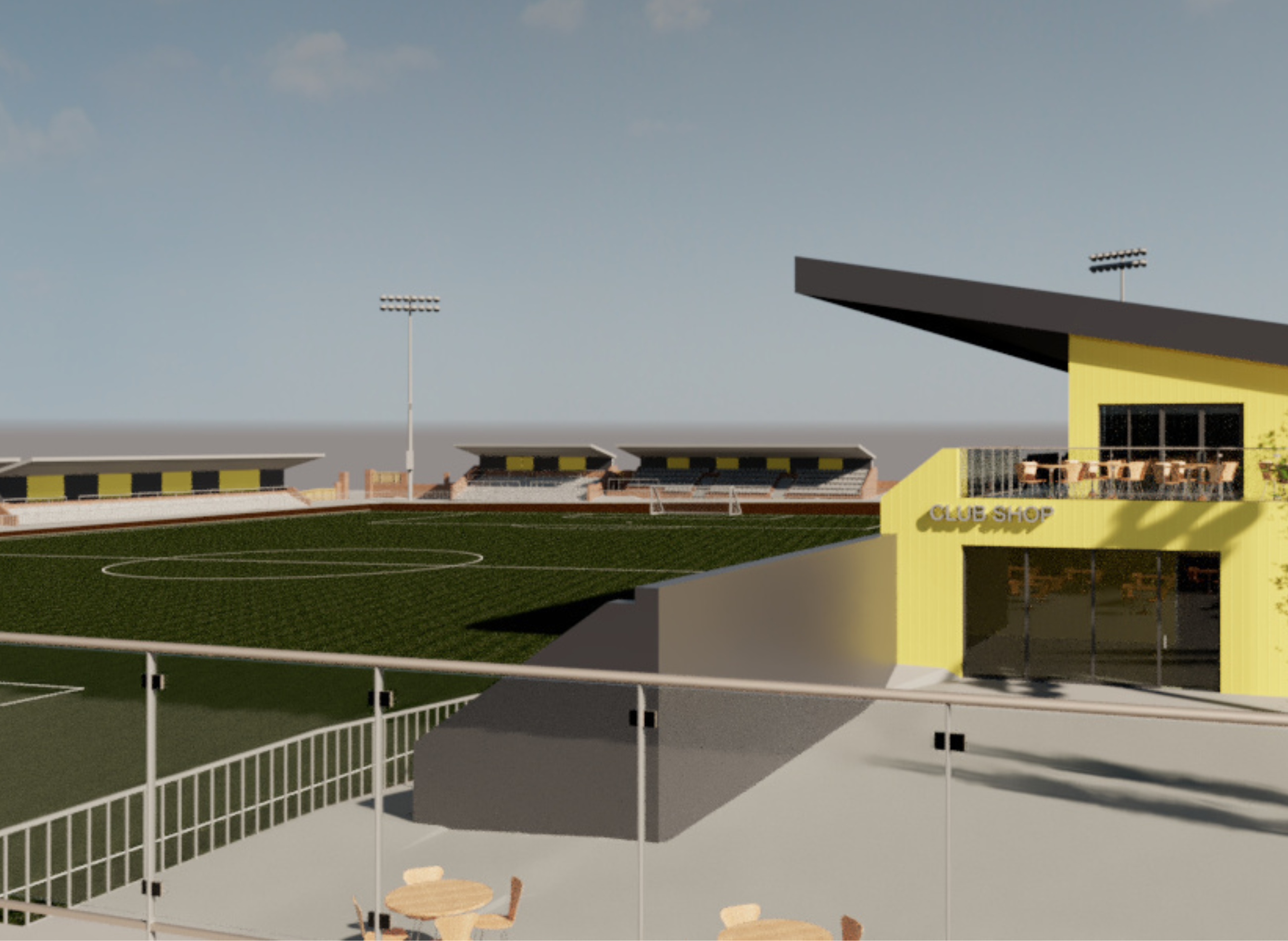 Hebburn Town FC submits development plans to transform its ground