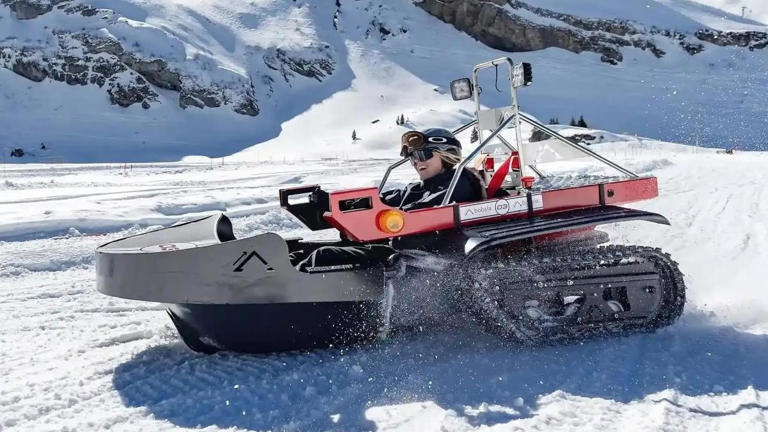 La diversión eléctrica sobre nieve alcanza otro nivel con el curioso Bobsla