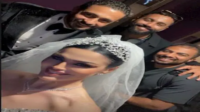 دارين حداد تحتفل بزفافها 1