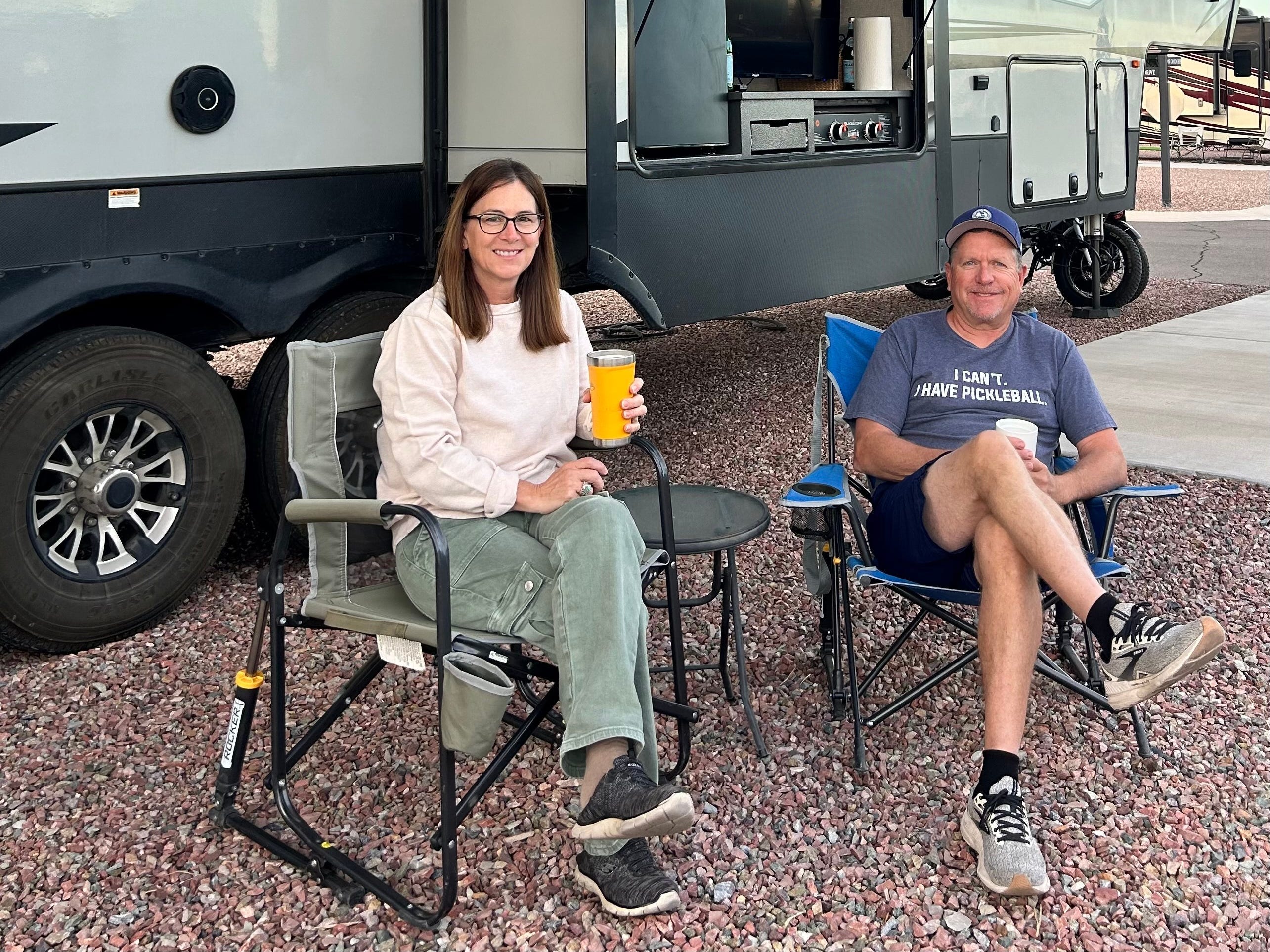 An empty-nester couple who traded in a $400K house for an $80K RV explain their favorite parts of retirement on the road<br>
