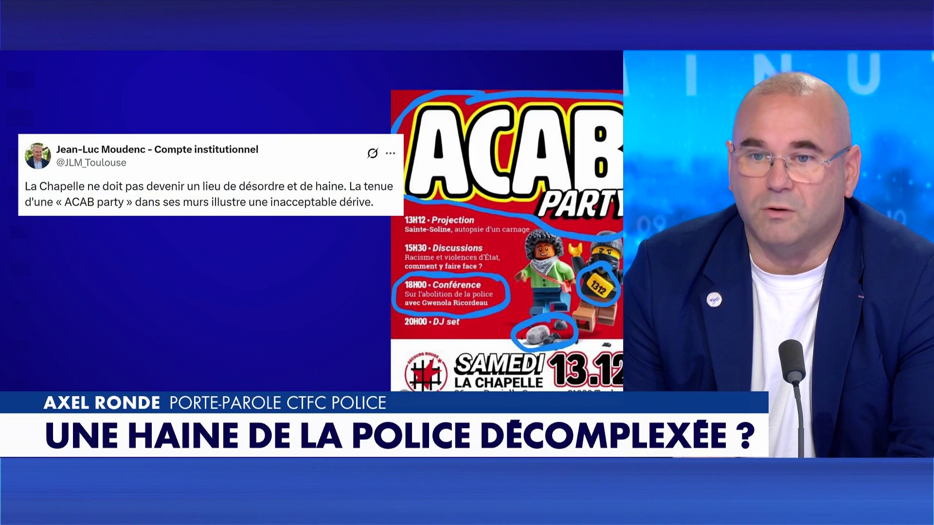 Axel Ronde : « Les fonctionnaires de police sont régulièrement attaqués