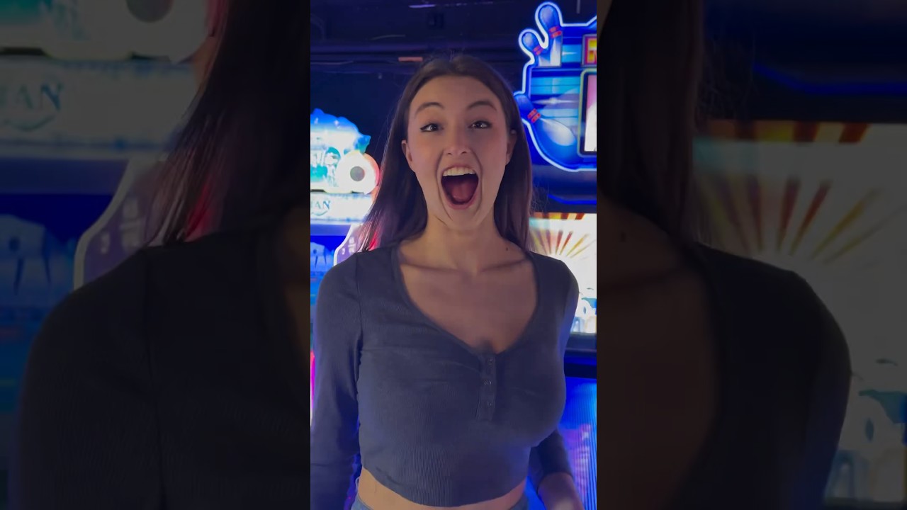 Model demonstrates how to bowl perfect high score