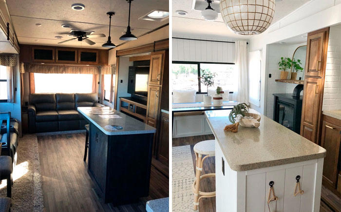 30 pics of old ugly RVs redesigned into beautiful tiny homes by RV ...