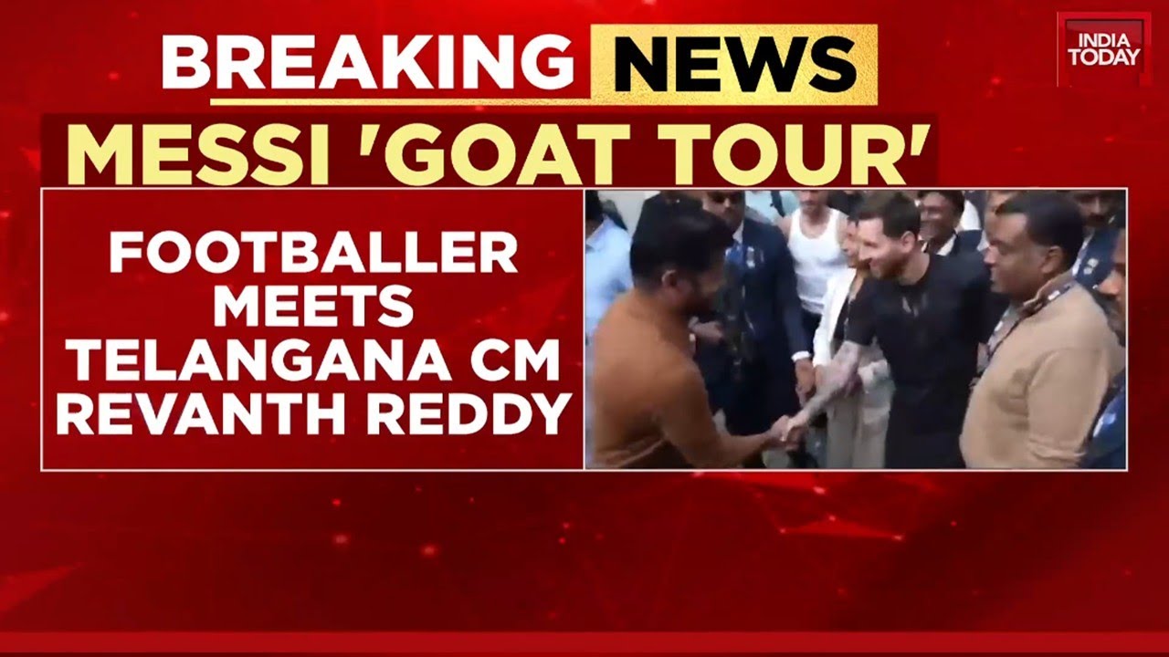 Lionel Messi in Hyderabad: Football icon meets CM Revanth Reddy, set ...