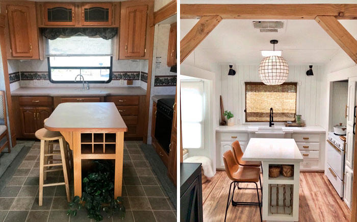 30 pics of old ugly RVs redesigned into beautiful tiny homes by RV ...