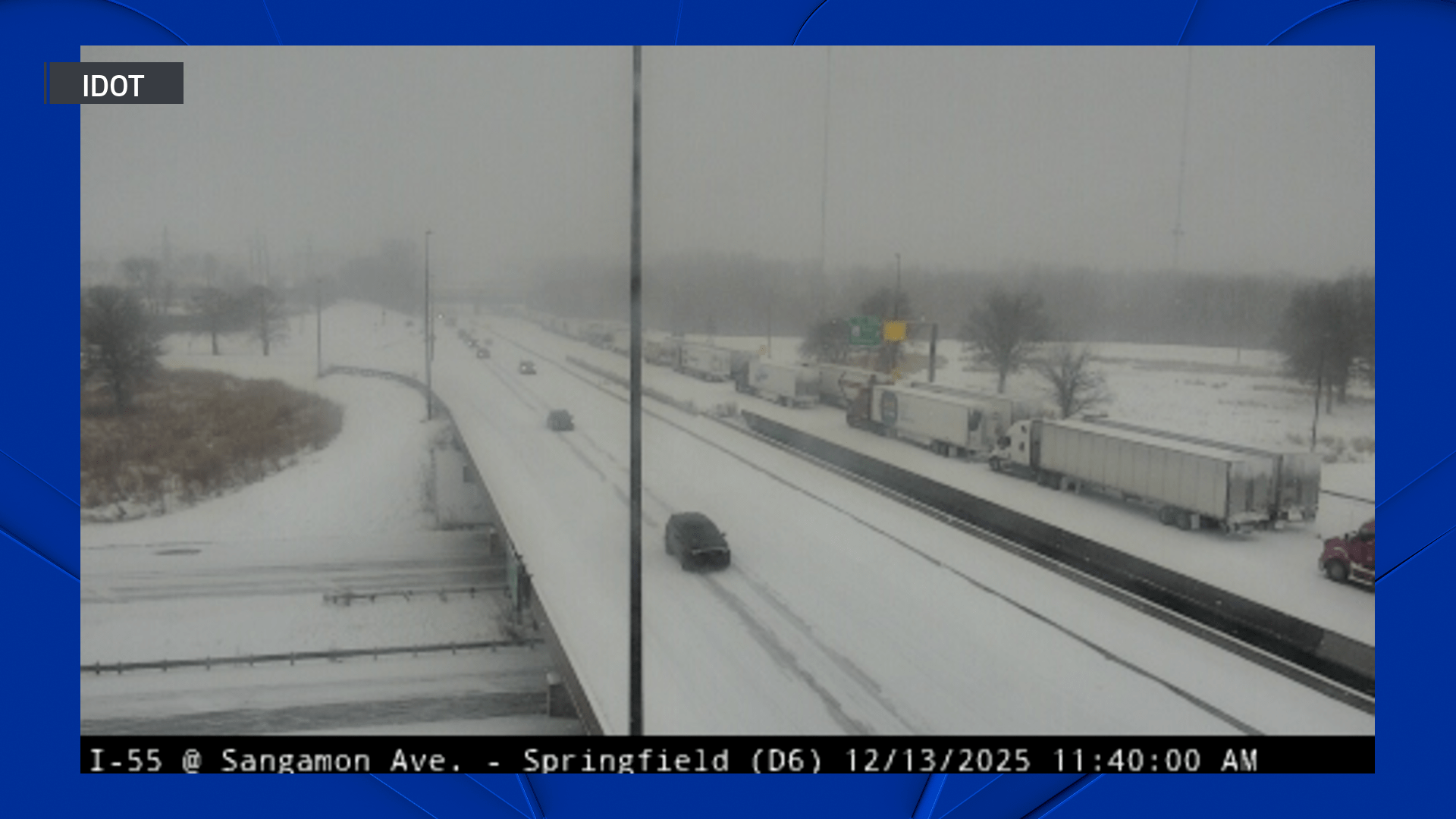 Interstate 55 closed downstate after deadly pileup during heavy snow