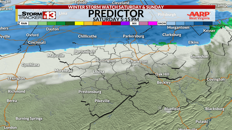 Arctic air rushes in with winter storm set for Saturday night; warmer ...
