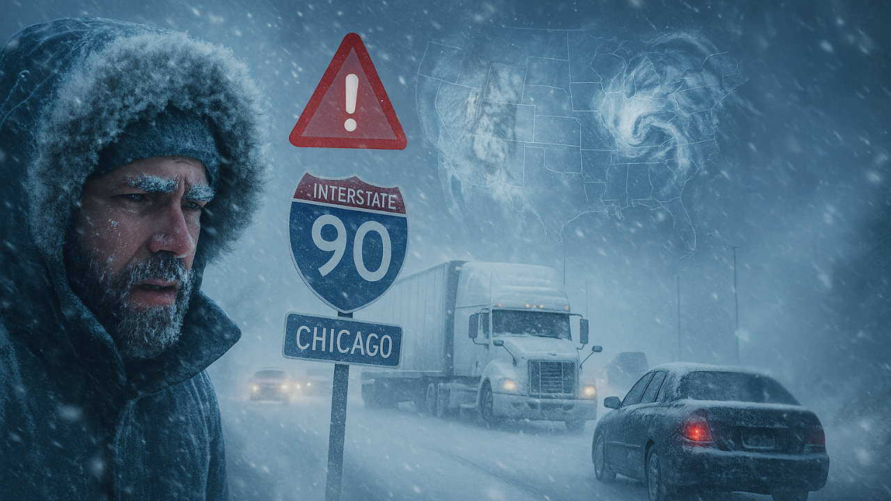 1,800-mile winter storm slams US with Arctic cold and chaos