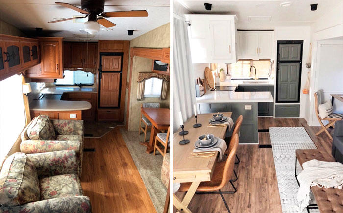 30 pics of old ugly RVs redesigned into beautiful tiny homes by RV ...