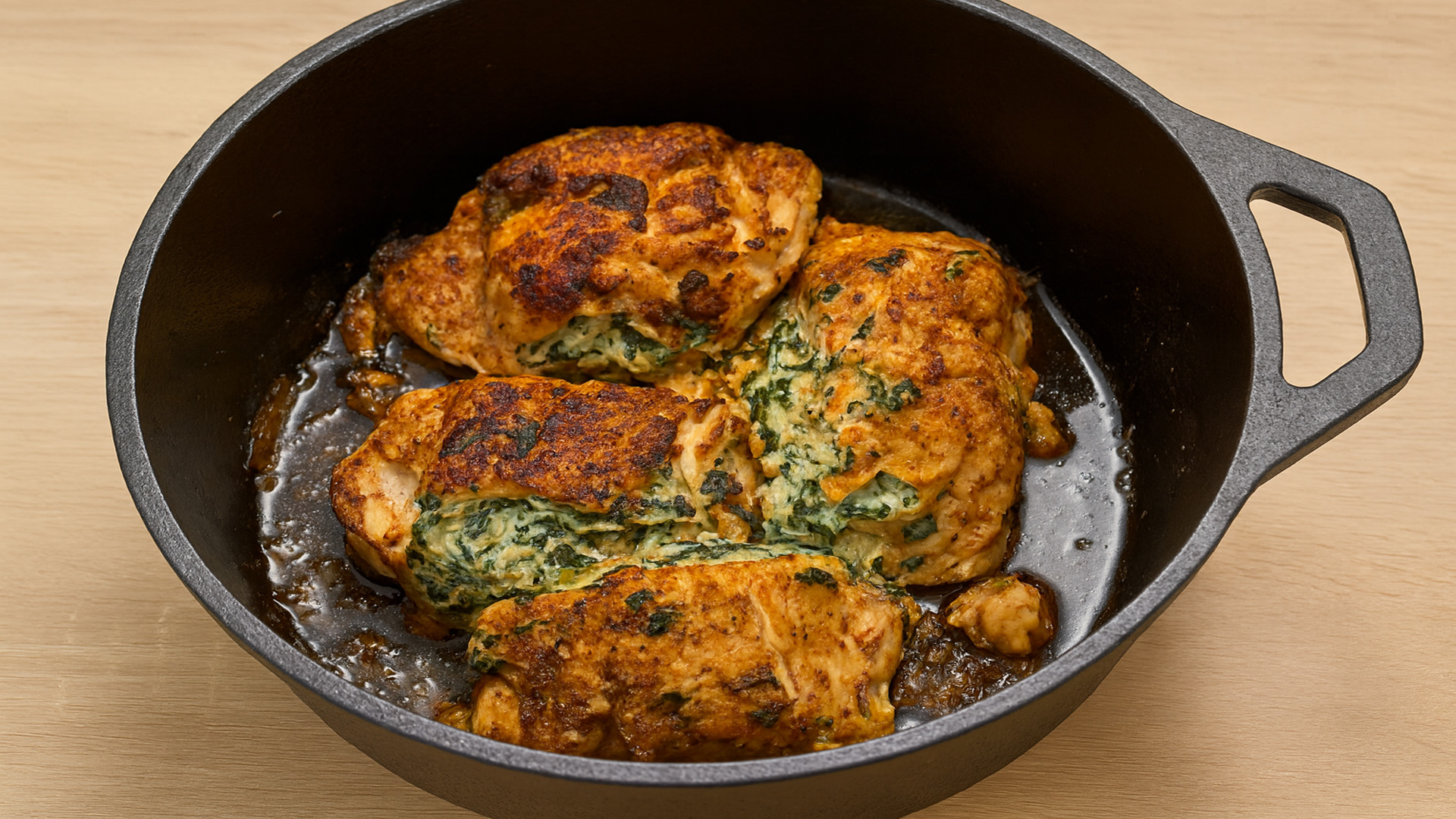 How to make spinach and cheese stuffed chicken