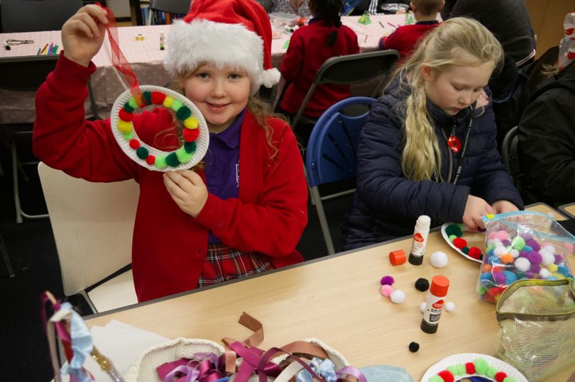 Families enjoy town’s big lights switch on night