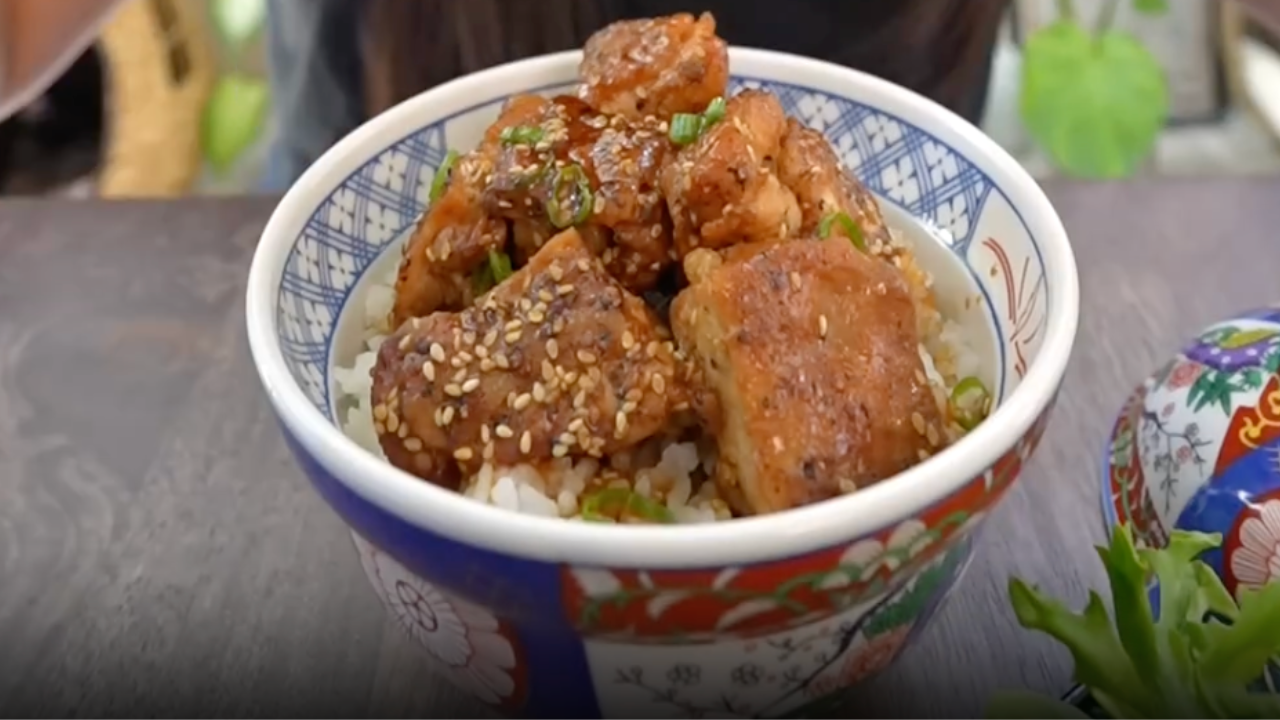 Quick chicken rice bowl (so easy!)