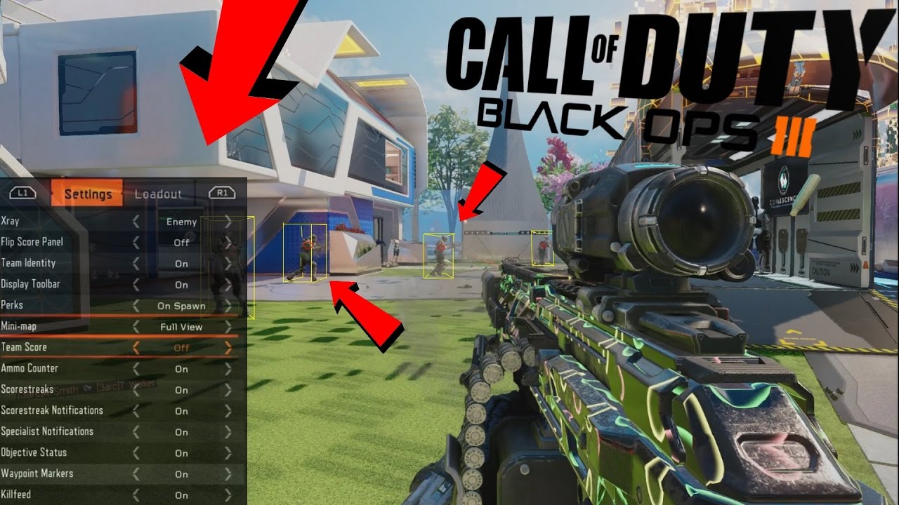 Hacker in multiplayer goes all out! Black Ops 3 glitches