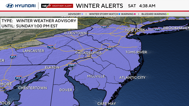 Winter storm warning in effect as snow is expected across the ...