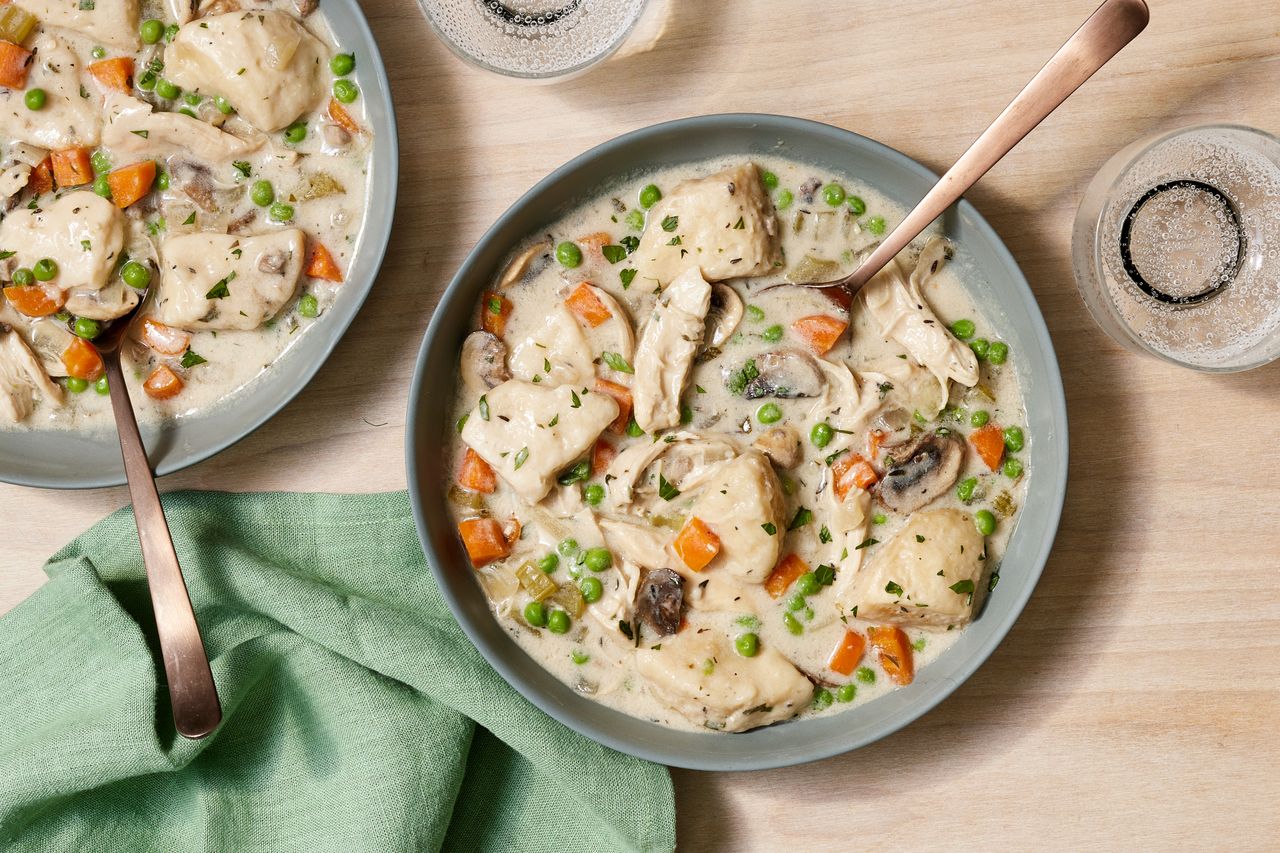 a recipe photo of the Crock Pot Make Chicken & Dumplings