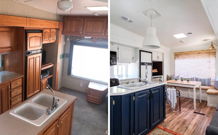 30 pics of old ugly RVs redesigned into beautiful tiny homes by RV ...