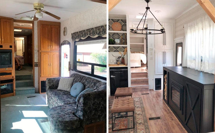 30 pics of old ugly RVs redesigned into beautiful tiny homes by RV ...