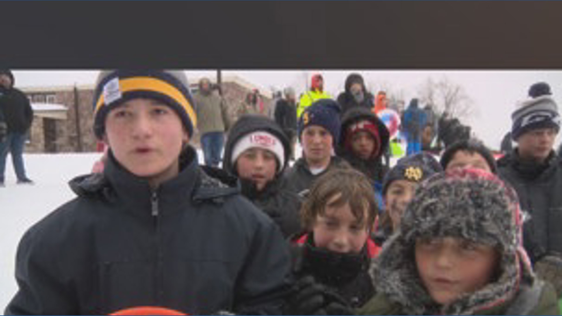 It's sledding season at Chestnut Ridge Park!