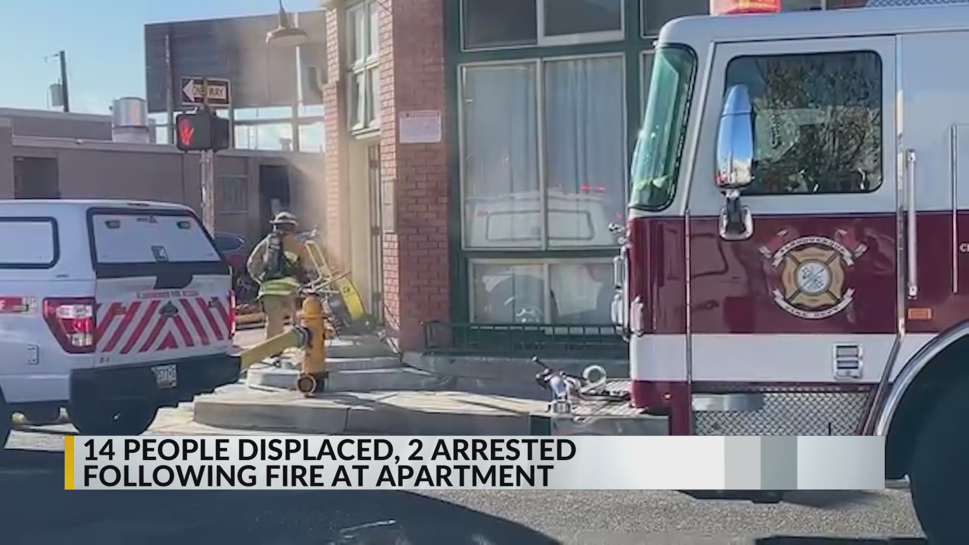 Over a dozen people displaced from Broadway and Coal fire