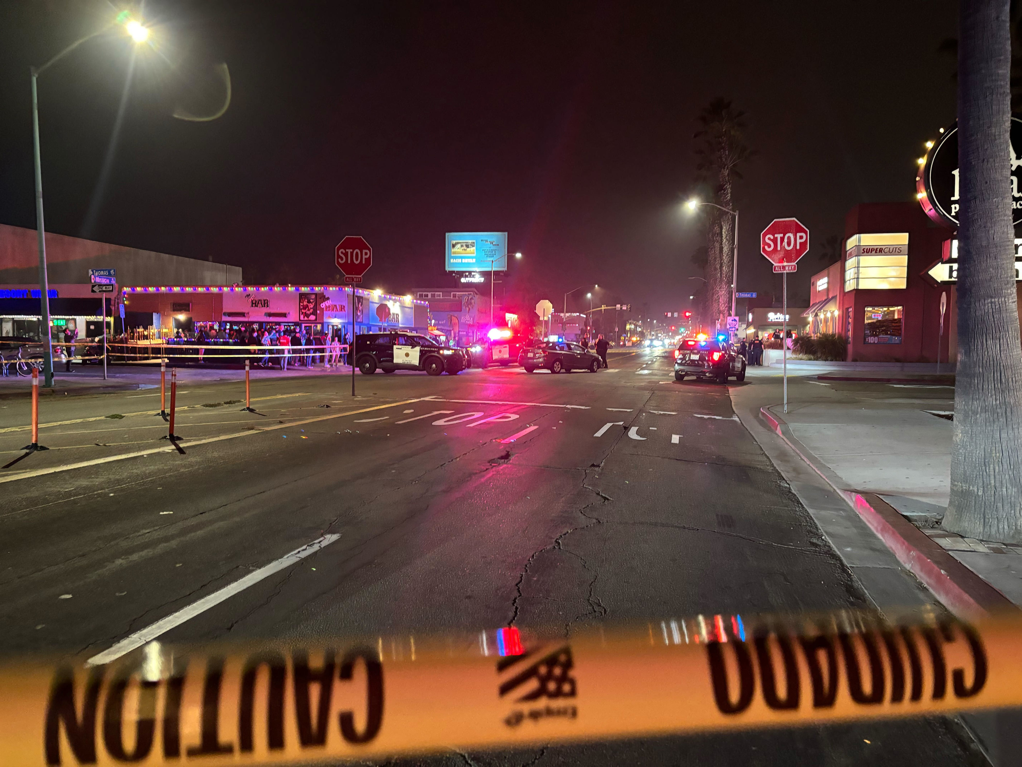 Two San Diego Police Department officers hit by car in Pacific Beach