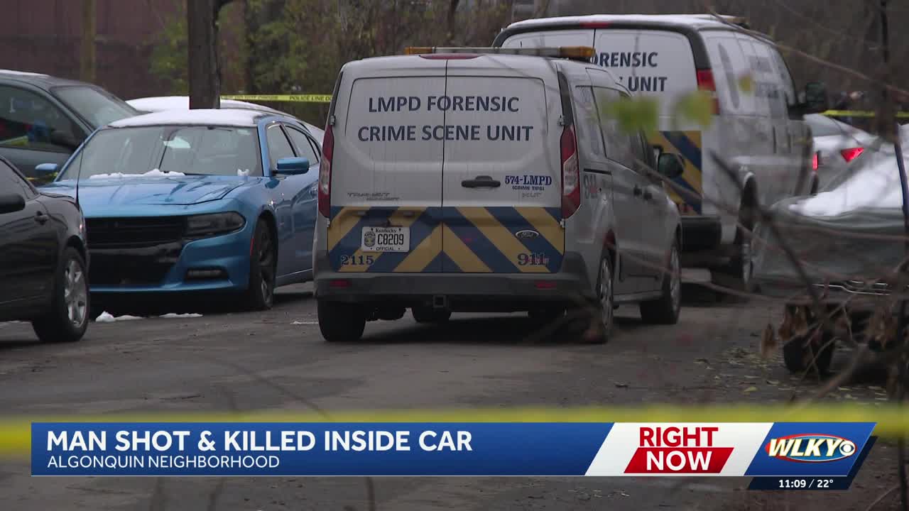 LMPD: Man found shot, killed inside car in Algonquin neighborhood