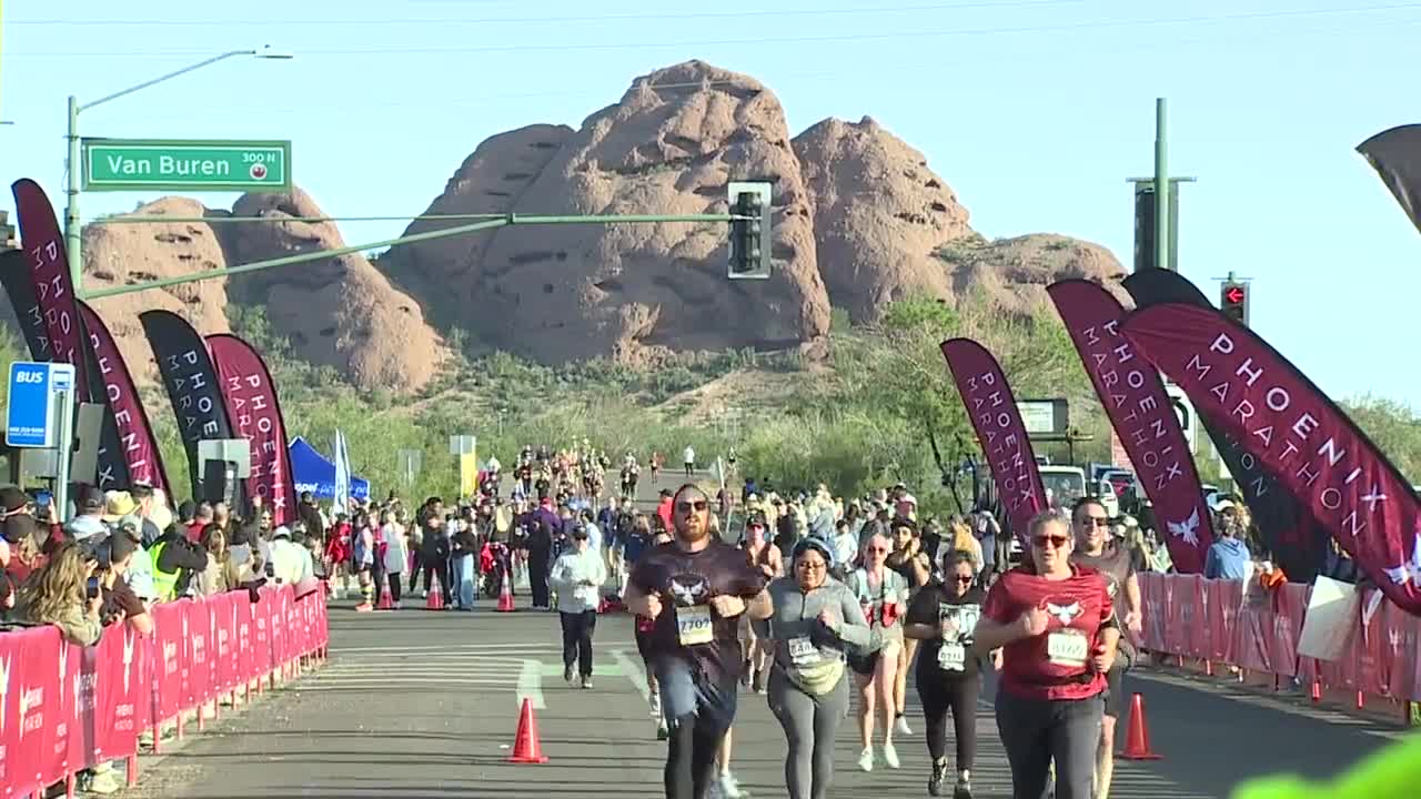 Fast times at first-ever Phoenix Marathon