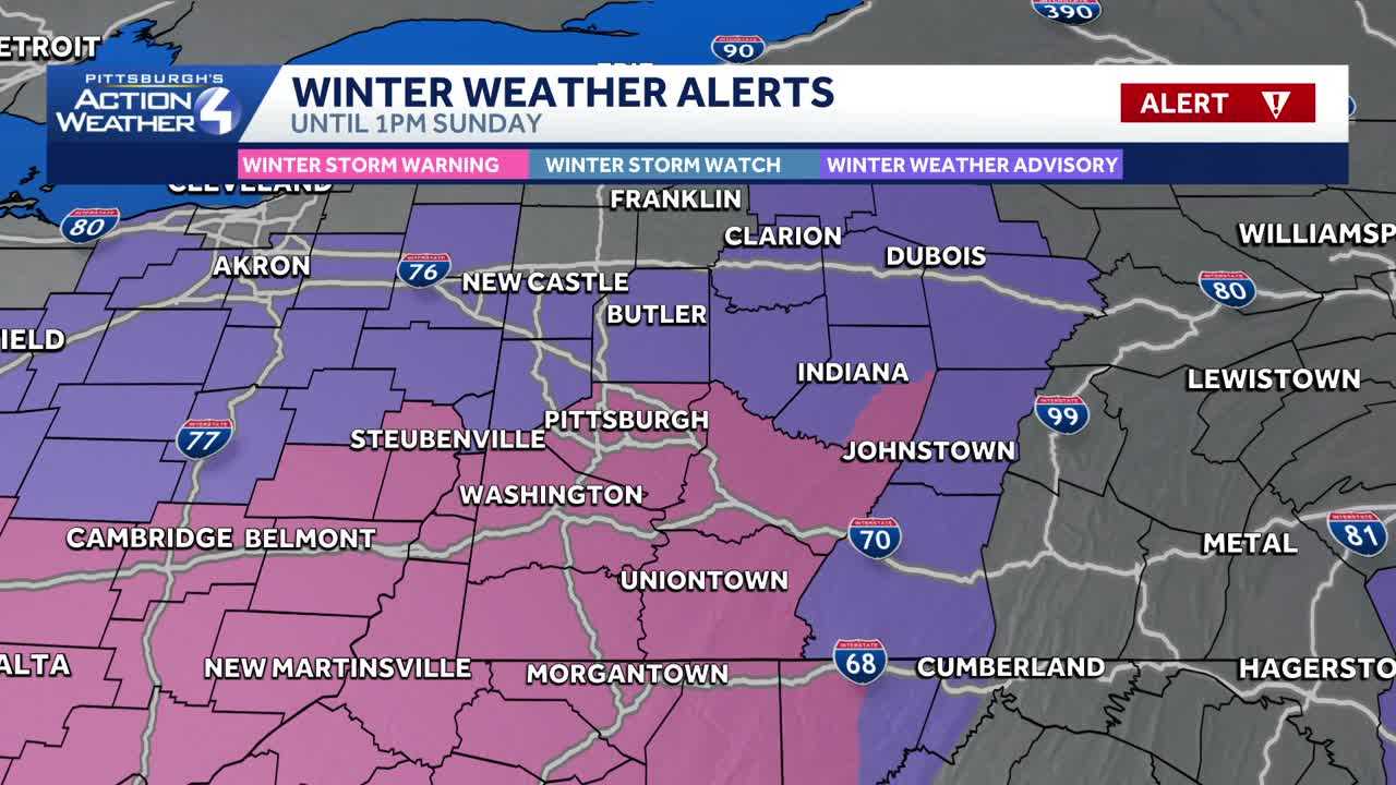Storm brings several inches of snow to western Pa.; winter storm ...