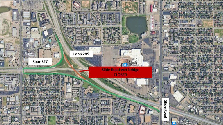 Repairs scheduled for West Loop 289 exit; Slide Road exit bridge to be ...