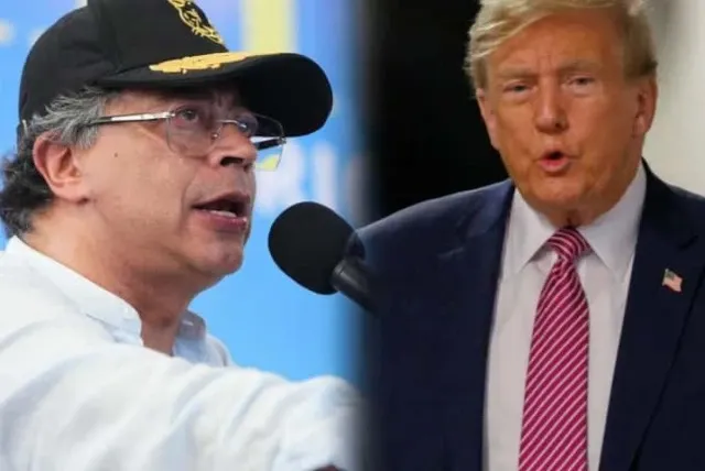 Trump volvió a advertirle a Petro que se 'cuide el trasero' y lo sigue ...