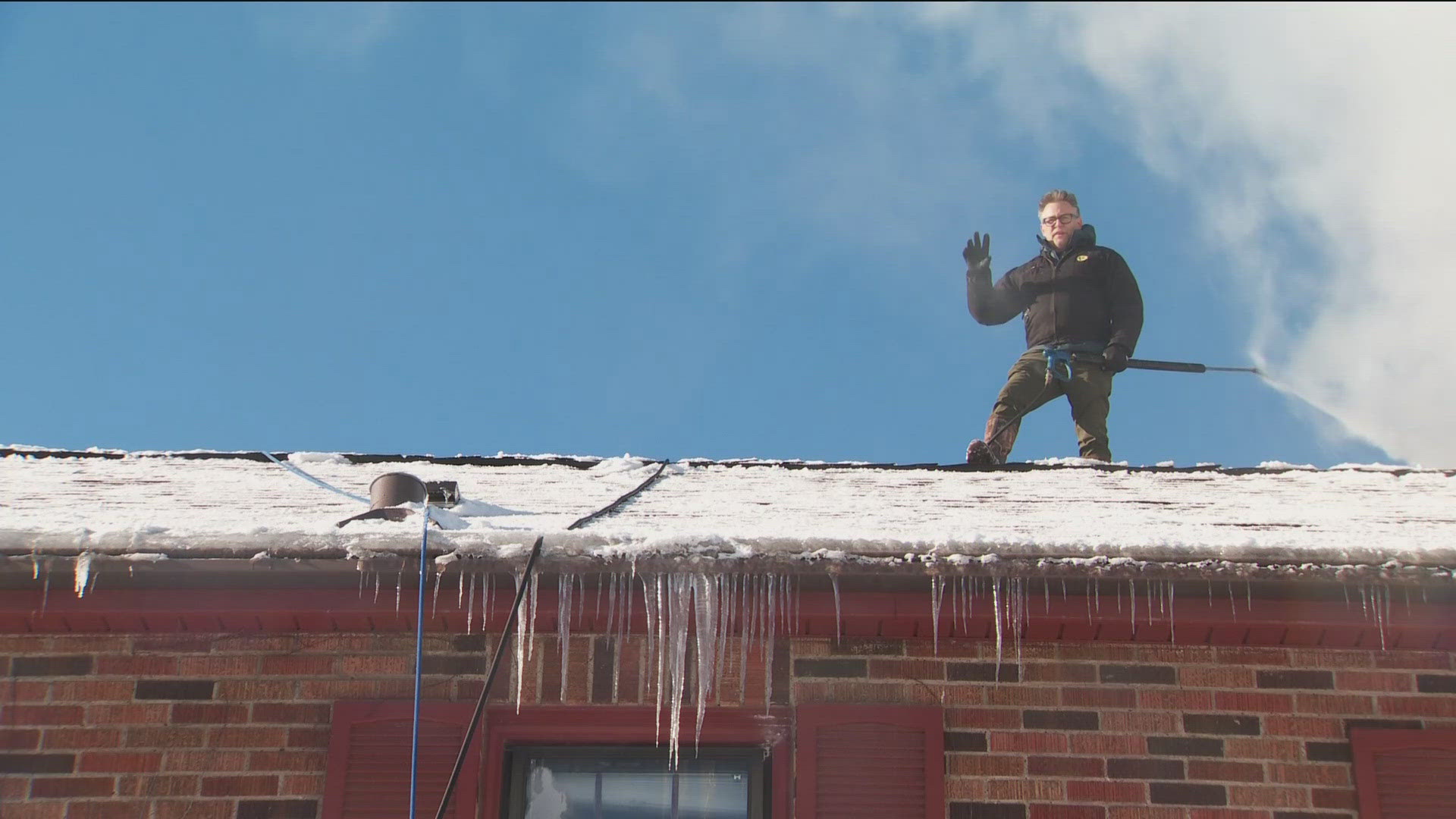 Ice dams keep crews busy as winter weather grips the Twin Cities