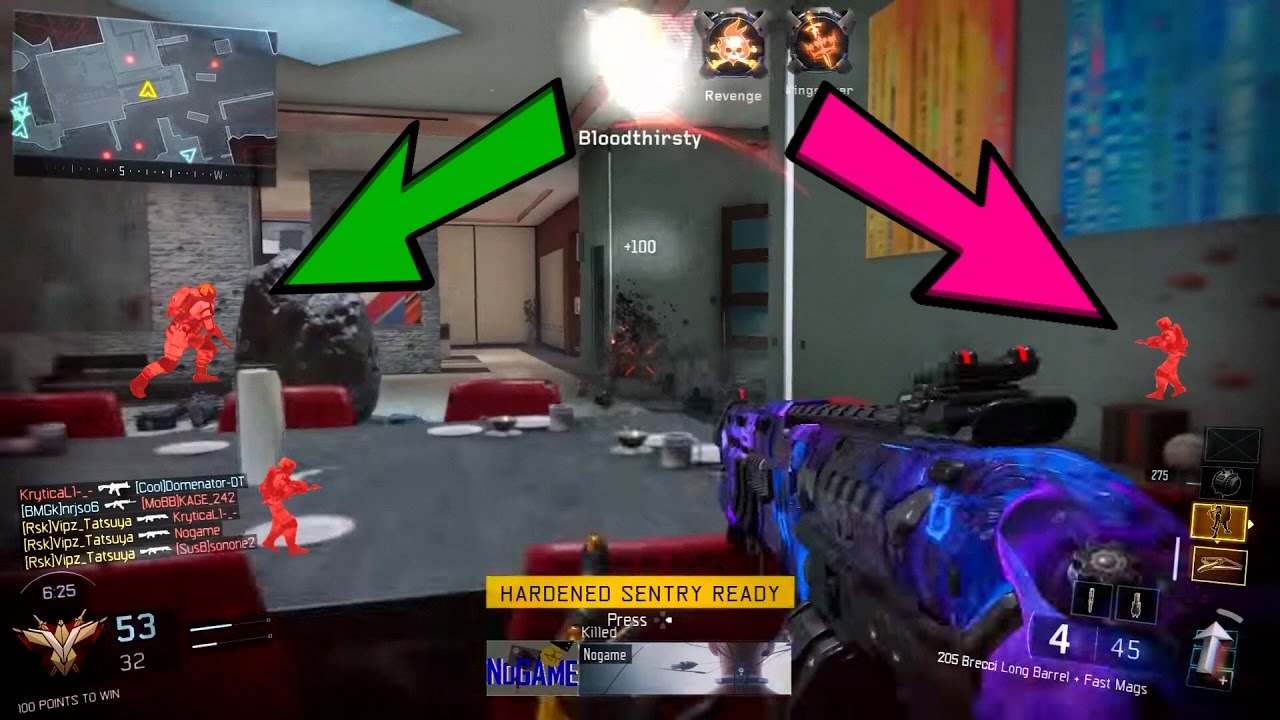 Hacker shows off in multiplayer! Black Ops 3 glitches