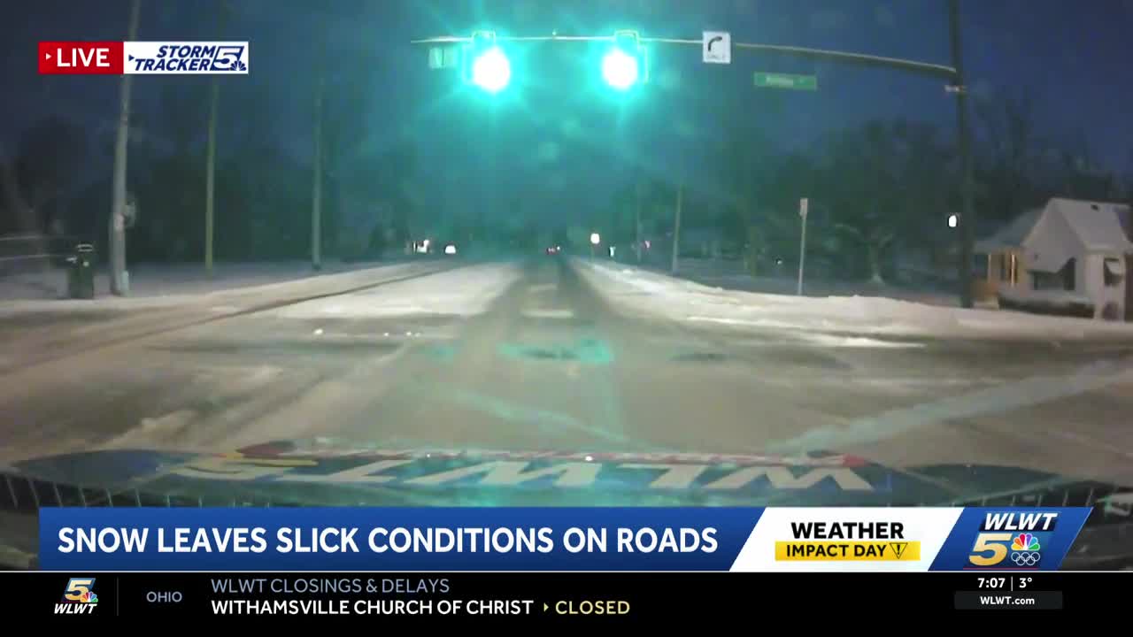 Tracking road conditions after crews work around the clock to treat ...