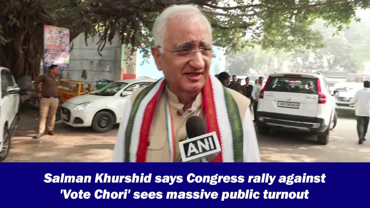 Salman Khurshid says Congress rally against 'vote chori' sees massive ...