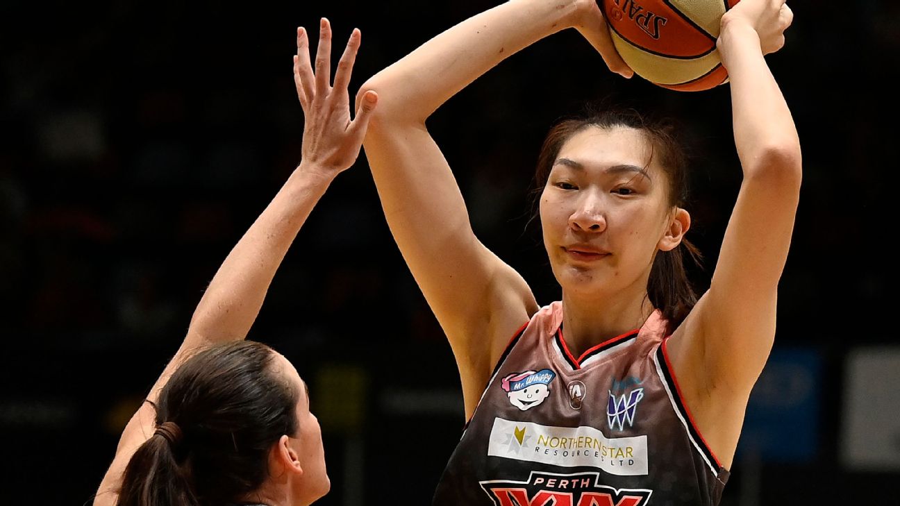 211cm-tall Han Xu continues to thrill for Perth Lynx in WNBL